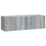 vidaXL Oglindă TV montată pe perete Sonoma gri 98 x 31 x 30 cm 898561