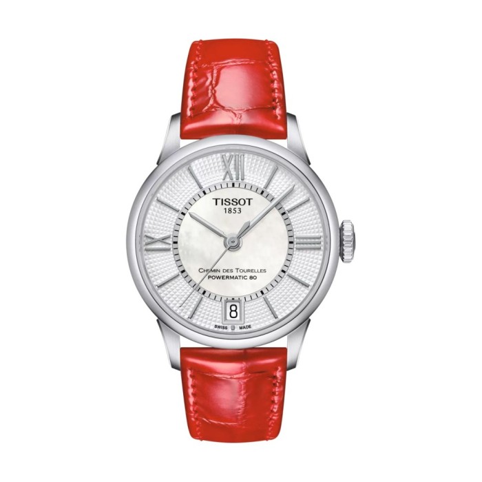Ceas Dama, Tissot, Chemin des Tourelles Powermatic 80 T099207161180 - Marime universala