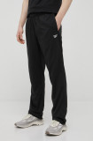 Reebok pantaloni FP9167 barbati, culoarea negru