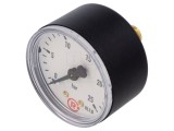 Manometru PNEUMAT 208-K 0-25 bar, 50 mm, G1/4, conexiune spate, clasa 1.6