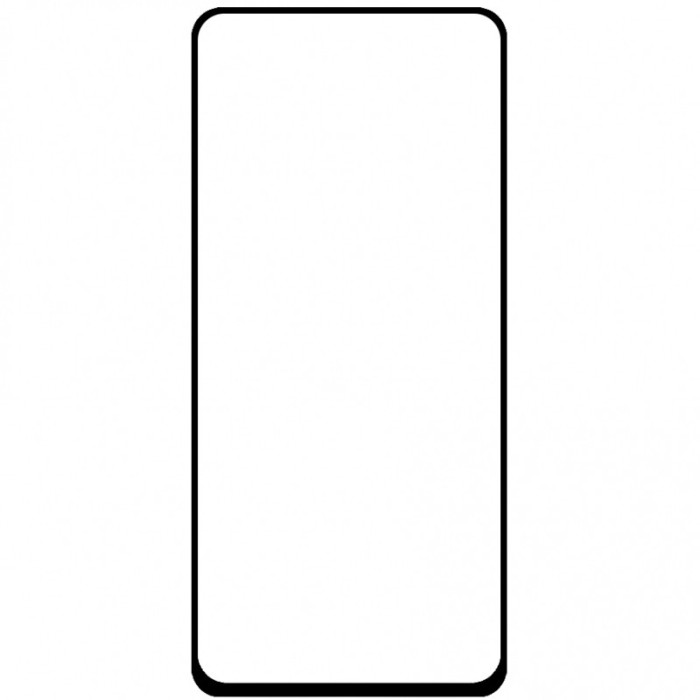 Folie Protectie Ecran OEM pentru Xiaomi Redmi Note 9 Pro / Xiaomi Redmi Note 9 Pro Max, Sticla securizata, Full Face, Full Glue, 9D, Neagra