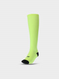Șosete de alergare (trei sferturi) unisex - verde, 4F Sportswear