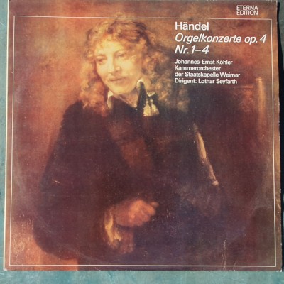 Handel, Concert de orha op 4 nr 1-4, Eterna DDR, stare fb foto