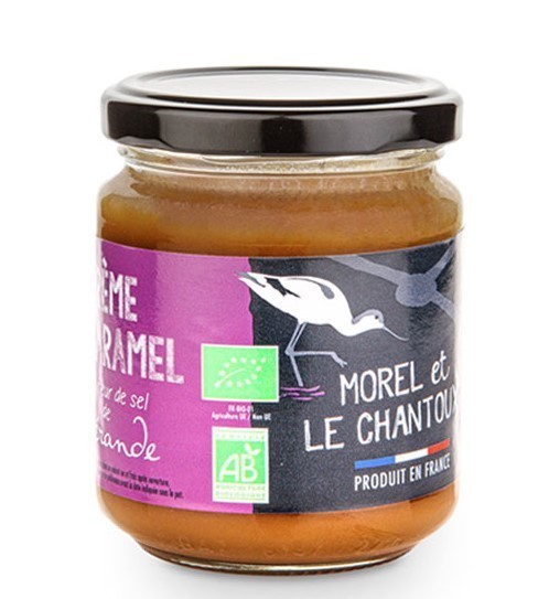 Crema de caramel cu sare de mare bio 200g Morel et Le Chantoux