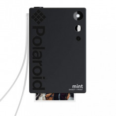 Camera Foto Instant si Imprimanta Polaroid Mint, cu Hartie Zink 2x3 inch, 16Mp, Negru foto