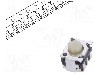 Microintrerupator 4.5x3.3x2.56mm, (ON)-OFF, SPST, ALPS - SKRTLBE010