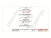 Dr!ve+ DP1010.10.0864 set placute frana,frana disc