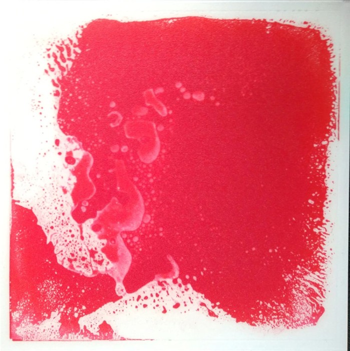 Covoras puzzle copii, 500x500mm, Liquid Floor, rosu