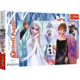 Puzzle Trefl Frozen II, 100 piese, Taramul Incantator, 5+ ani