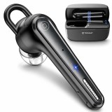 Asteroid GSM - Bluetooth Headset Voicera (CB3) - Bluetooth 5.1, Hands-Free, Noise Cancelling Microphone, 50h Talk Time - Black