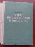 Contributii la istoria limbii romine literare in secolul al XIX-lea
