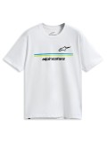 Tricou Alpinestars Lanes CSF, culoare alb, marime L Cod Produs: MX_NEW 303025404PE