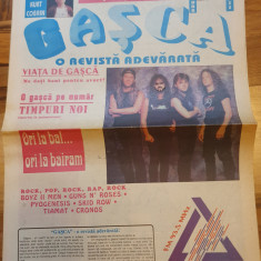 gasca anul 1,nr. 1 - anii '90 prima aparitie -formatia timpuri noi,boyz 2 men