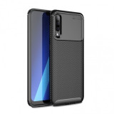 Husa Auto Focus Carbon Pentru Samsung Galaxy A50, A505 - Negru