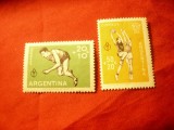 Serie mica Argentina 1959 - Sport -Campionat Panamerican ,2 valori