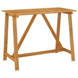 Cumpara ieftin Masa bar de gradina, 140 x 70 x 104 cm, lemn masiv de acacia