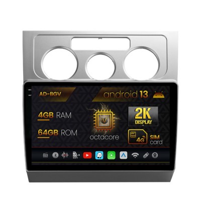Navigatie Volkswagen Touran (2003-2010), Android 13, Z-Octacore 4GB RAM + 64GB ROM, 10.36 Inch - AD-BGV10004+AD-BGRKIT054 foto
