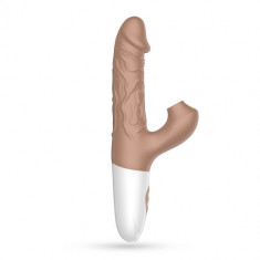 Vibratoare realiste - Crushious El Matador Vibrator Realist cu Impingeri si Suctiune pentru Clitoris Iti va Cuceri Inima