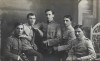 P1492 Poză ofițeri rom&acirc;ni uniforme model 1916