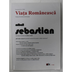 VIATA ROMANEASCA , SUBIECT : MIHAIL SEBASTIAN , REVISTA , NR. 2 , 2016 ,