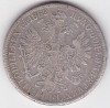 AUSTRIA UNGARIA 1 Florin 1862 A Viena, Europa, Argint