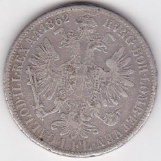 AUSTRIA UNGARIA 1 Florin 1862 A Viena