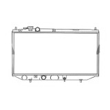 Radiator racire Daihatsu Applause, 06.1989-08.1997, motor 1.6, 66/67 kw, benzina, cutie manuala, 673x325x23 mm, aluminiu/plastic,