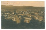 4345 - Rm. VALCEA, Panorama, Romania - old postcard, stampila de tren - used
