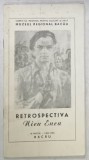 NICU ENEA , RETROSPECTIVA , CATALOG DE EXPOZITIE , 1965, DEDICATIA LUI NICU ENEA CATRE ION JALEA *