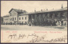 5142 - ORSOVA, Railway Station, Litho, Romania - old postcard - used - 1903, Circulata, Printata
