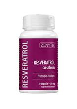 Resveratrol cu Seleniu 450mg 30cps Zenyth Cod: ZENY.00111 foto