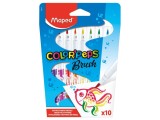 Carioca Maped Color'Peps Brush 10 culori/set