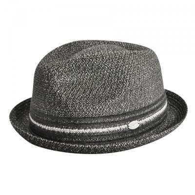 Palarie Bailey of Hollywood Vito Fedora Negru (L) - Cod 24645327 foto