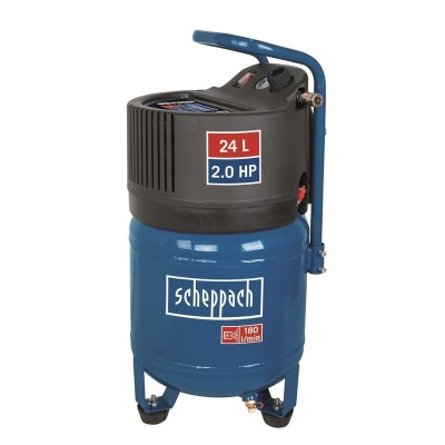 Compresor fara ulei HC24V Scheppach 5906117901, 1500 W, 24 l, 10 bari foto