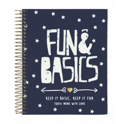 Agenda A6 120 file Fun &amp;amp; Basics 14.6x11.8 cm foto