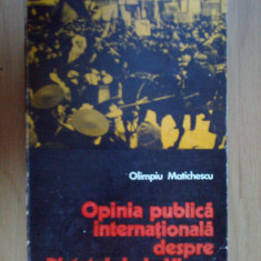 a2d Opinia publica internationala despre Dictatul de la Viena - M. Olimpiu