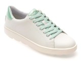 Cumpara ieftin Pantofi sport GEOX albi, D45WEA, din piele naturala