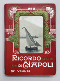 RICORDO DI NAPOLI - 32 VEDUTE , MINIALBUM CU FOTOGRAFII DE EPOCA , 1913