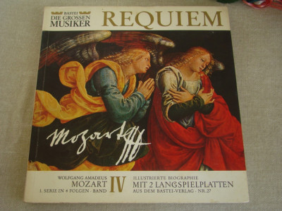 MOZART IV - Requiem / Adagio fur Glasharmonika - Vinil 2 EP Die Grossen Musiker foto