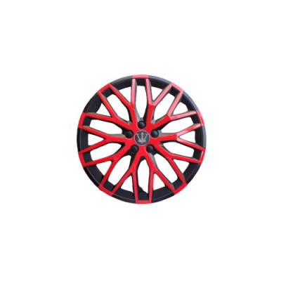 Set 4 capace roti model EVO negru+rosu 15&amp;quot; Cod: WF4-1RD-15 Automotive TrustedCars foto