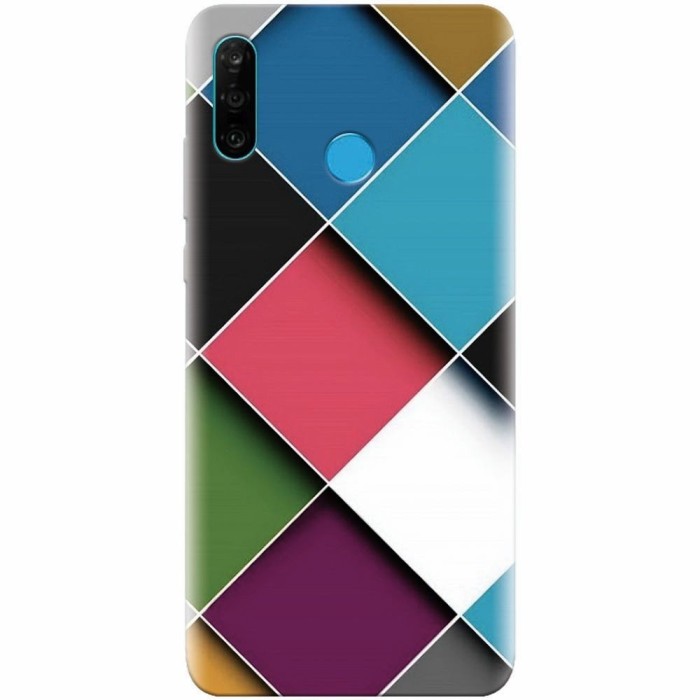 Husa silicon pentru Huawei P30 Lite, Square Husa silicon pentru Huawei P30 Lite, Square