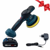 Pachet Slefuitor acumulator dual cu rotatie excentrica 150mm 20V WAINER DS5 + Acumulator 2Ah + Incarcator 20V