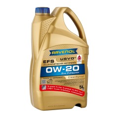 Ulei Ravenol EFS USVO 0W20 5 litri (4+1 gratis)