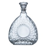 Sticla decorativa pentru lichior, 750ml, 16x5x24cm, transparent, Oem