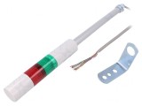 Coloană de semnalizare LED roșu/verde 24VDC