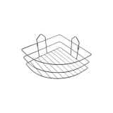 Cumpara ieftin Etajera pentru baie, din metal, un raft, crom lucios, 210 x 210 mm
