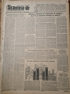 scanteia 3 februarie 1952-regiunea constanta,lista de preturi in vigoare foto