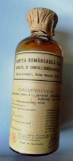 Sticla interbelica de farmacie din Bucuresti foto