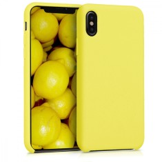 Husa pentru Apple iPhone X / iPhone XS, Silicon, Galben, 42495.75