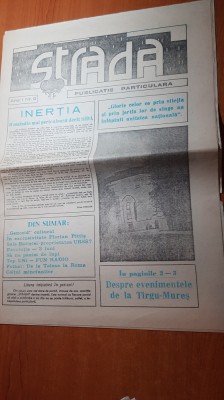 ziarul strada anul 1,nr.3 /1990-florian pittis,3 luni de la revolutie foto